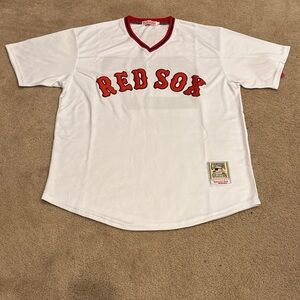 Carlton Fisk Boston Red Sox Jersey Mens XL 1977 Home White Retro Throwback
